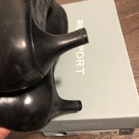 Rockport Black Leather Heels - Picture 6 of 7